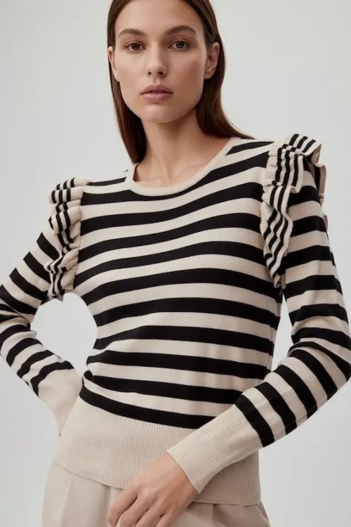 Maglione con Spalline “Romantic”