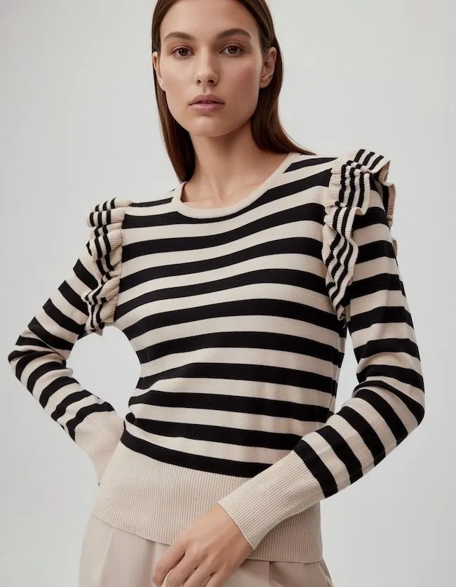 Maglione con Spalline “Romantic”