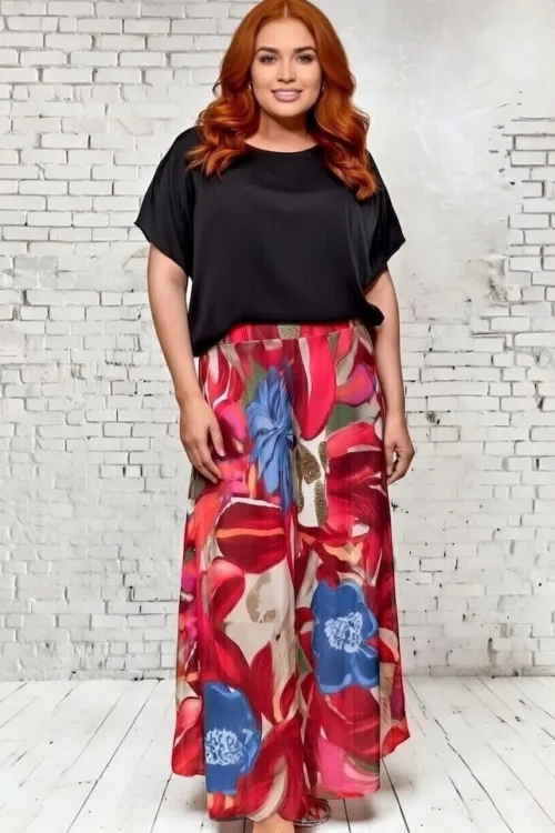 Gonna Pantalone "Floral Breeze"